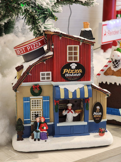 CENÁRIO VILA NATALINA PIZZARIA 23CM  - PRÉ VENDA 2025